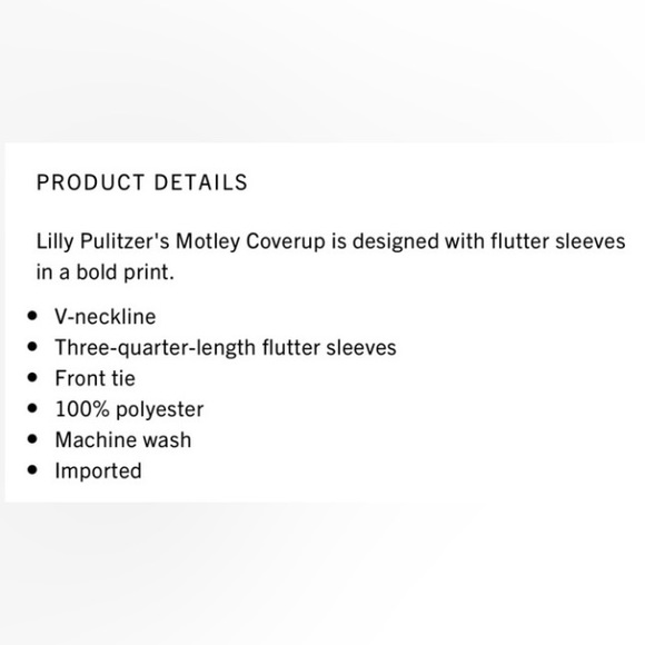 Lilly Pulitzer Motley Coverup style #010433 Turquoise Oasis Shell Me You Love Me - Picture 8 of 12